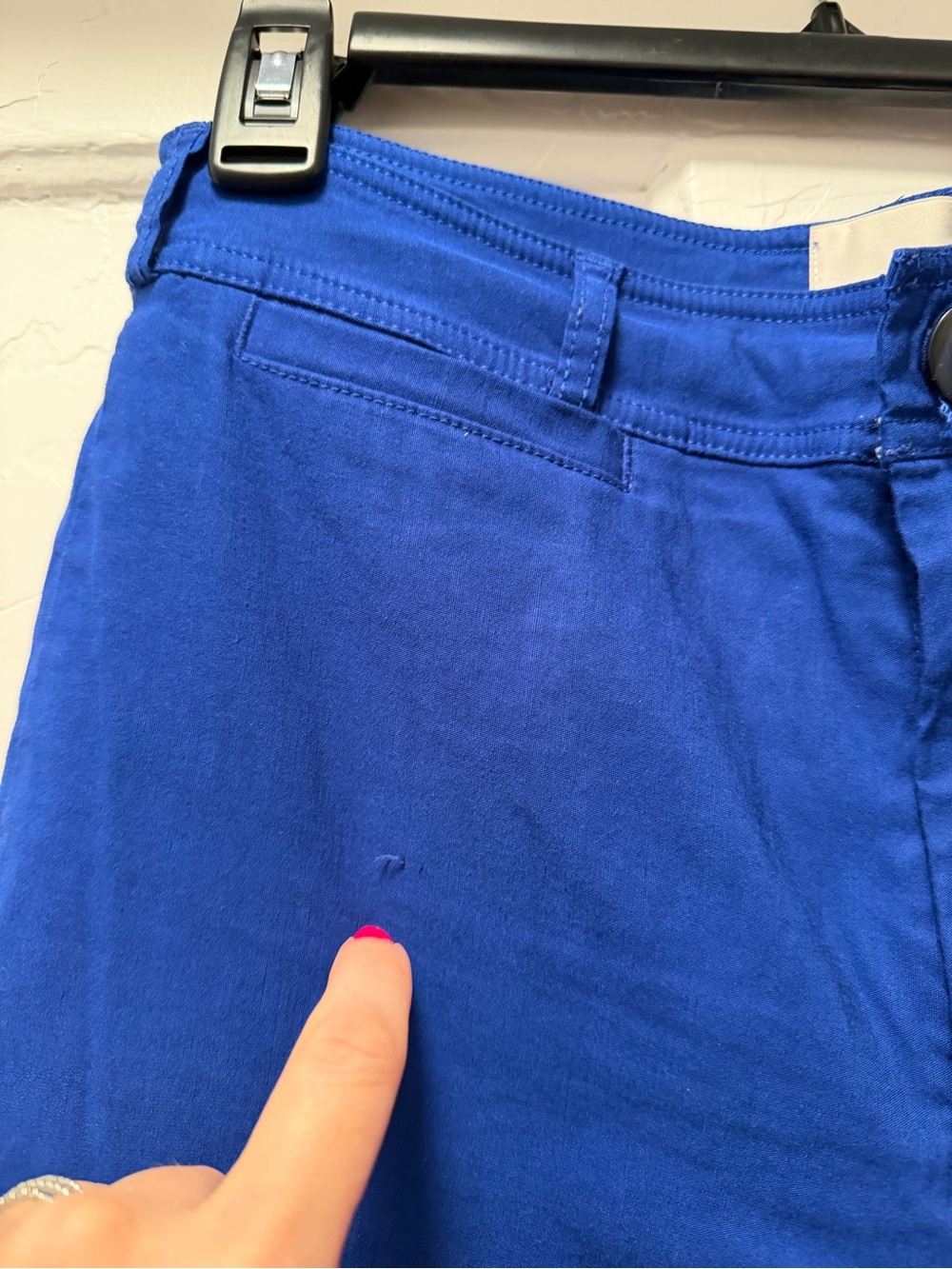 Maeve Wide-Leg High-Rise Pants in Cobalt Blue - Picture 7 of 11